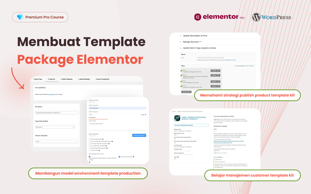 Foto kelas Elementor & Envato Mastery: Build a Passive Income from Selling Templates